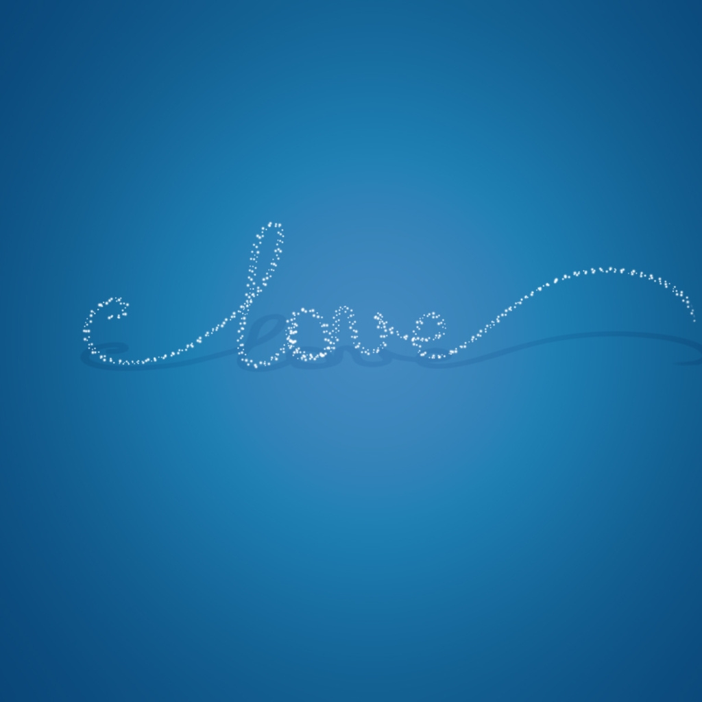 Love Font for 1024 x 1024 iPad resolution