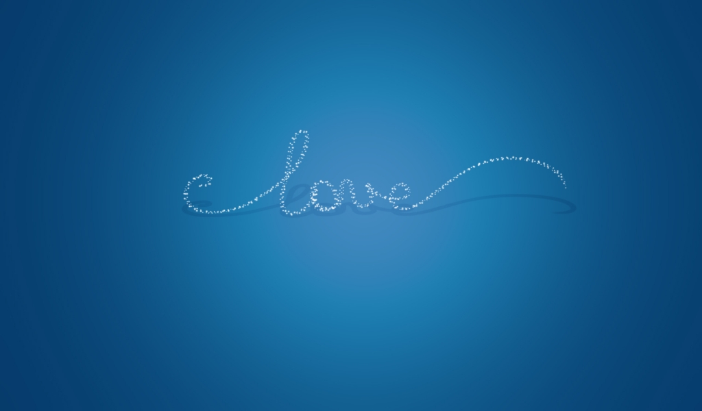Love Font for 1024 x 600 widescreen resolution