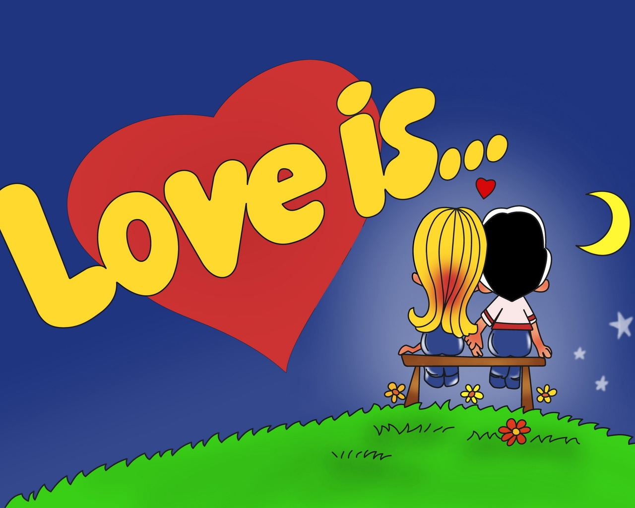 Love is for 1280 x 1024 resolution
