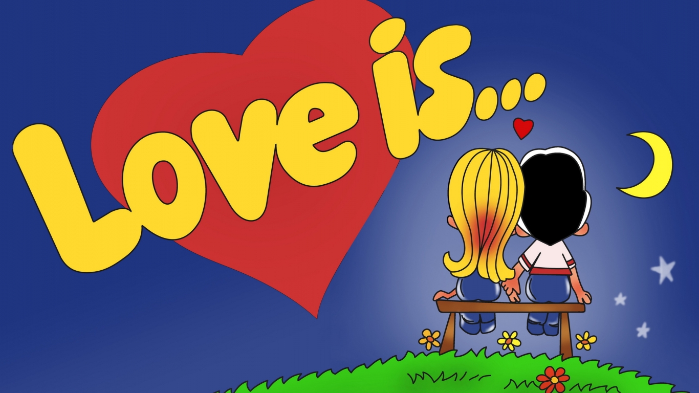 Love is for 1366 x 768 HDTV resolution