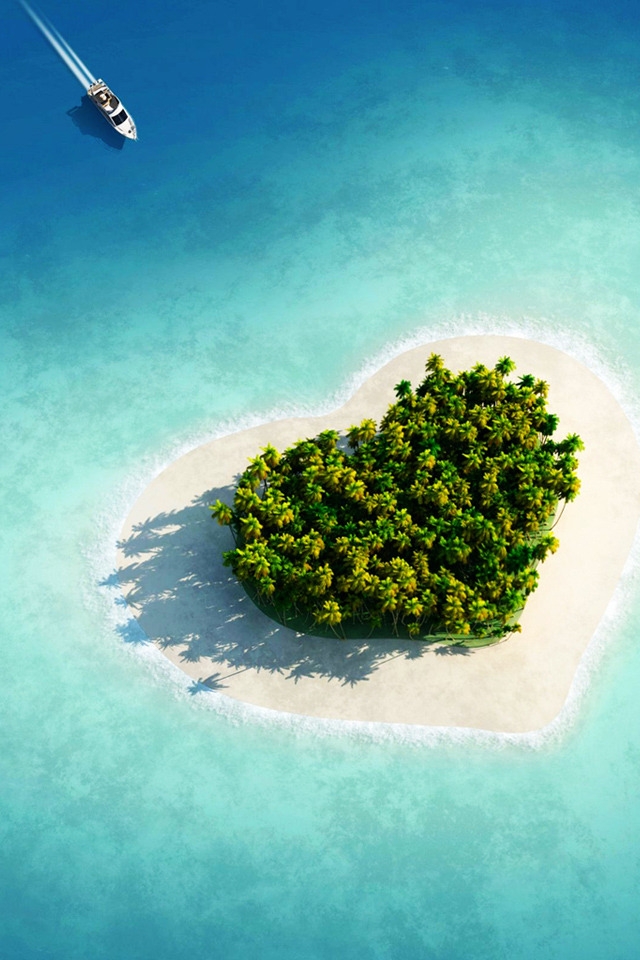 Love Island for 640 x 960 iPhone 4 resolution