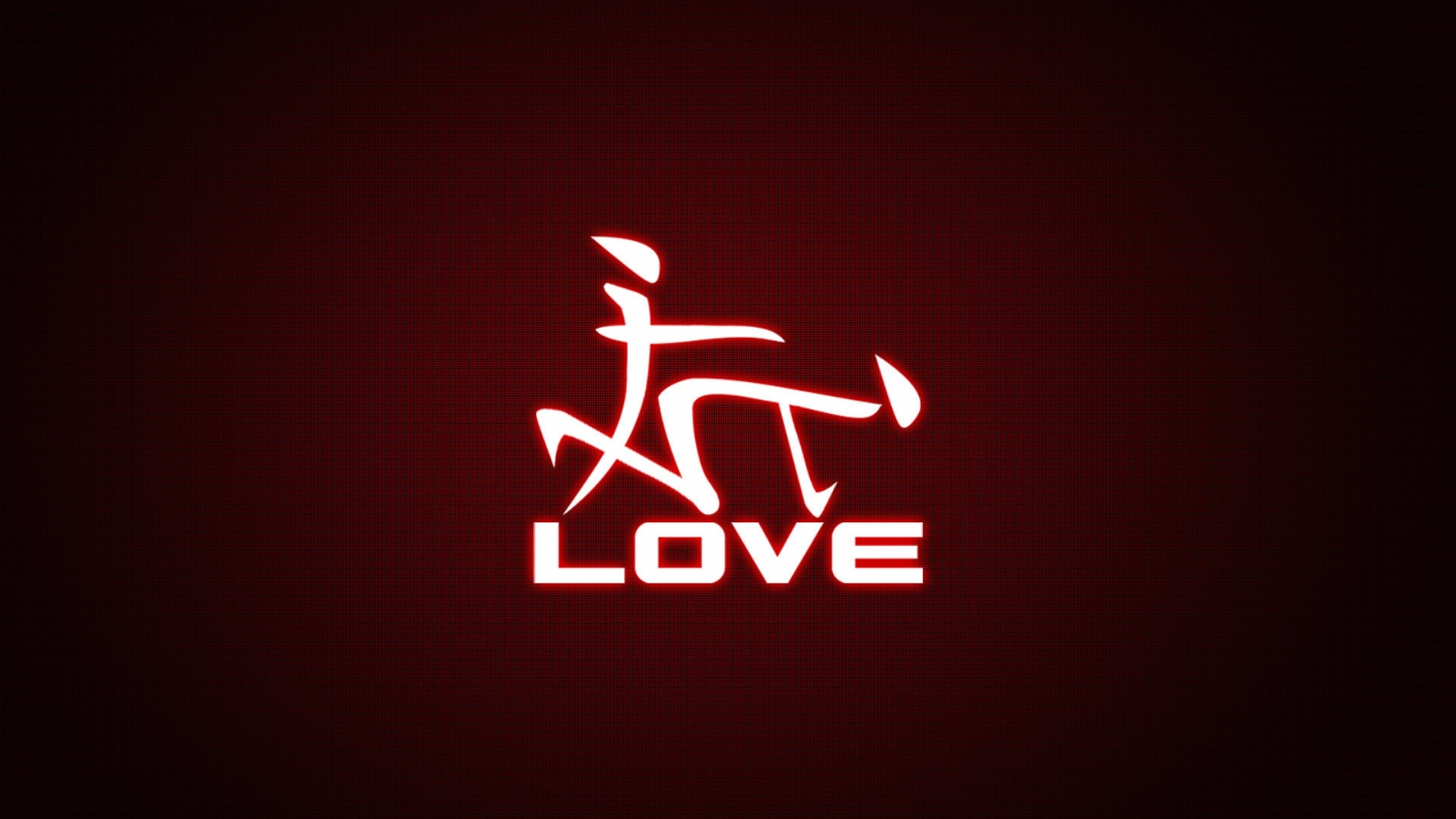 Love Sign for 1600 x 900 HDTV resolution