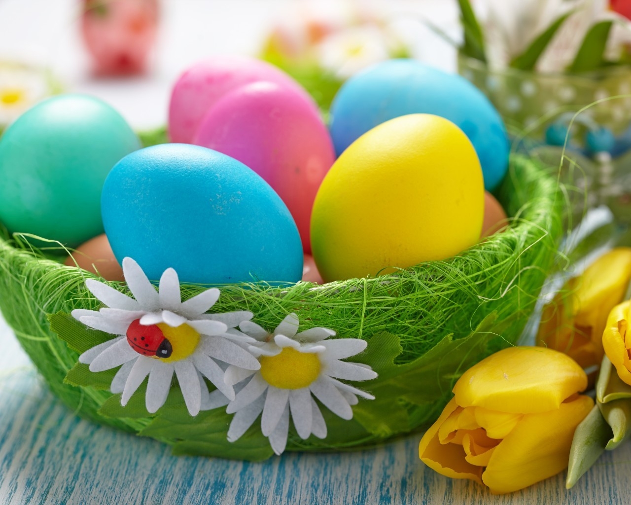 Lovely 2014 Easter Basket for 1280 x 1024 resolution