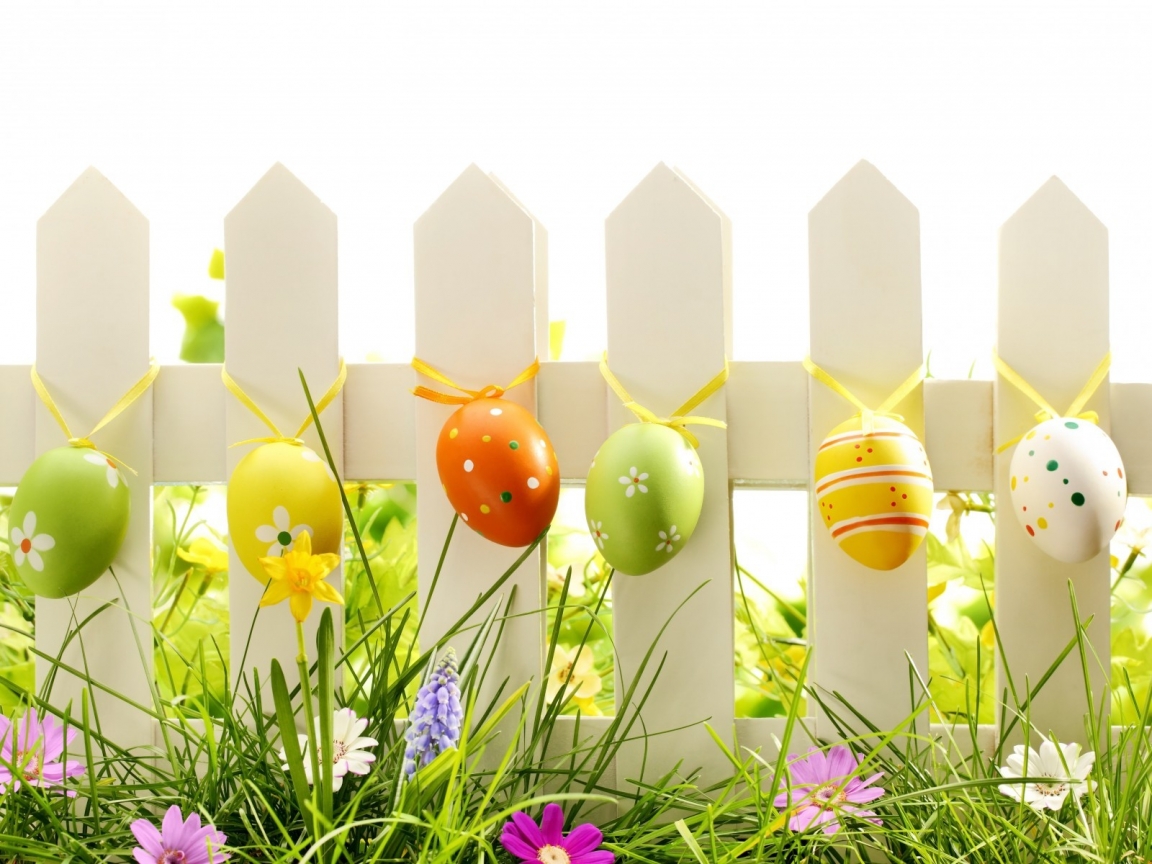 Lovely Easter Eggs Decoration for 1152 x 864 resolution