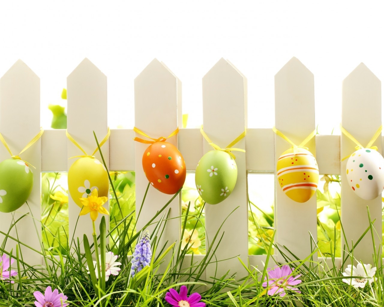 Lovely Easter Eggs Decoration for 1280 x 1024 resolution