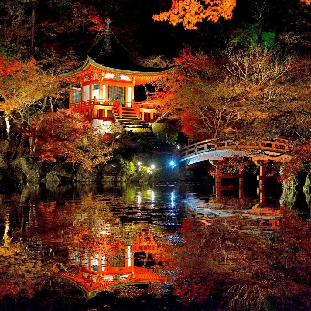 Lovely Japanese Garden for 1024 x 1024 iPad resolution