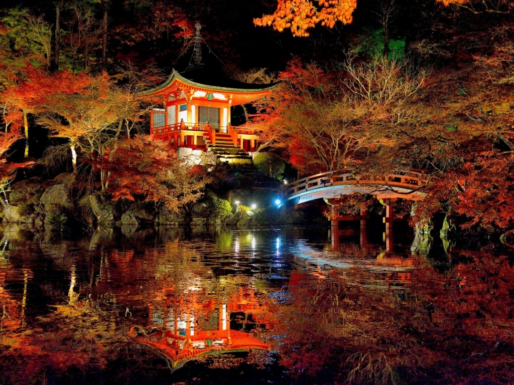 Lovely Japanese Garden for 1024 x 768 resolution