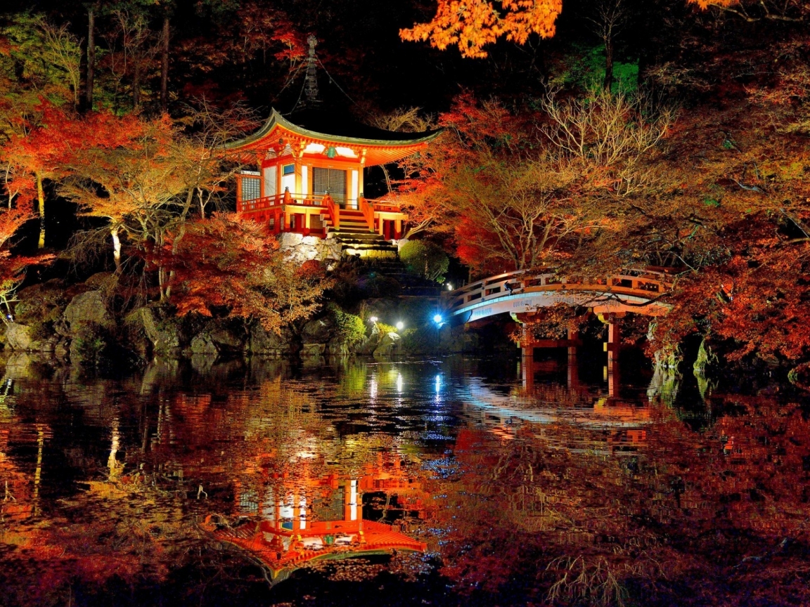 Lovely Japanese Garden for 1152 x 864 resolution