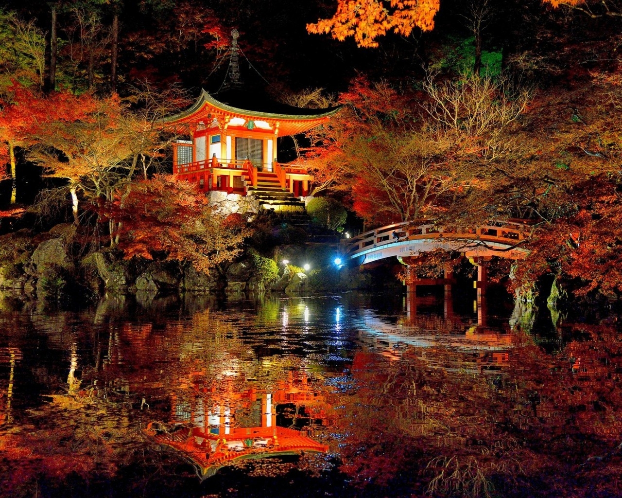 Lovely Japanese Garden for 1280 x 1024 resolution