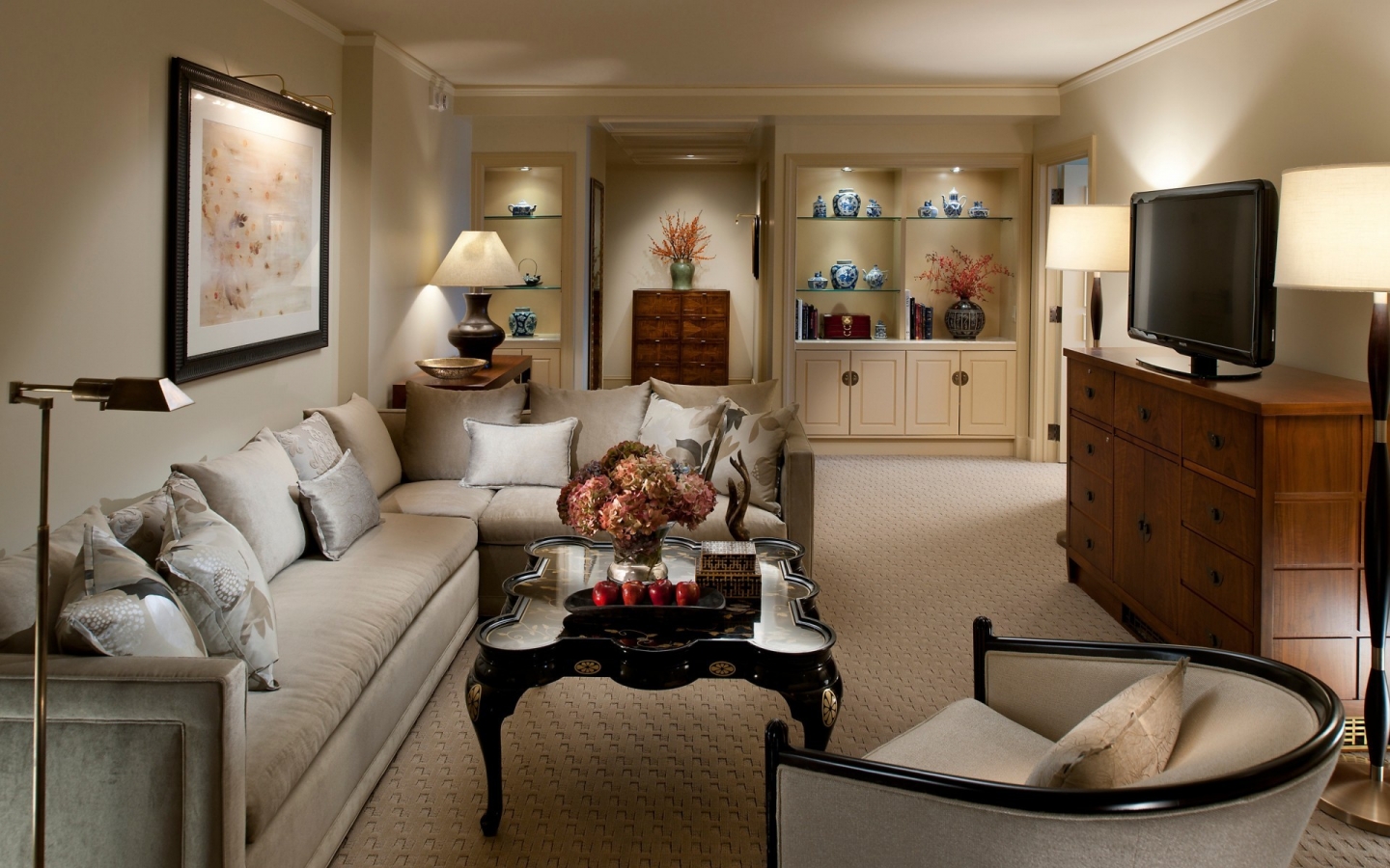 Lovely Living Room Design for 1440 x 900 widescreen resolution