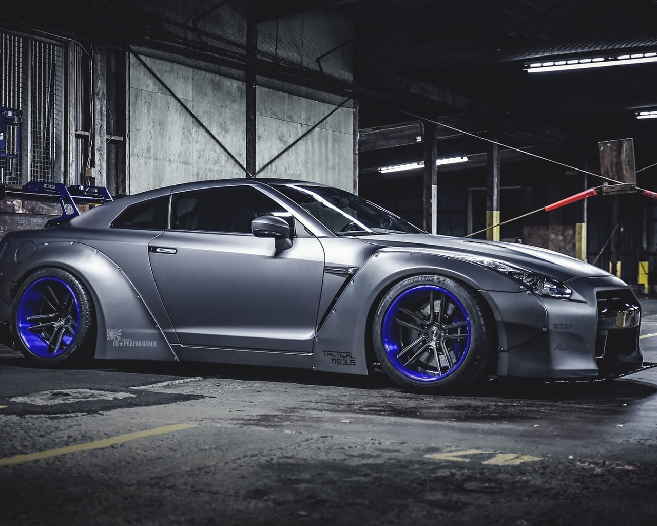 Lovely Nissan GT-R Liberty Walk for 1280 x 1024 resolution