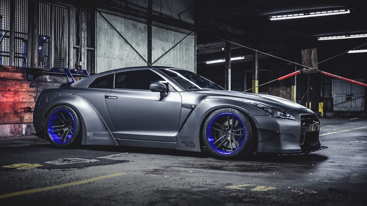 Lovely Nissan GT-R Liberty Walk for 1280 x 720 HDTV 720p resolution