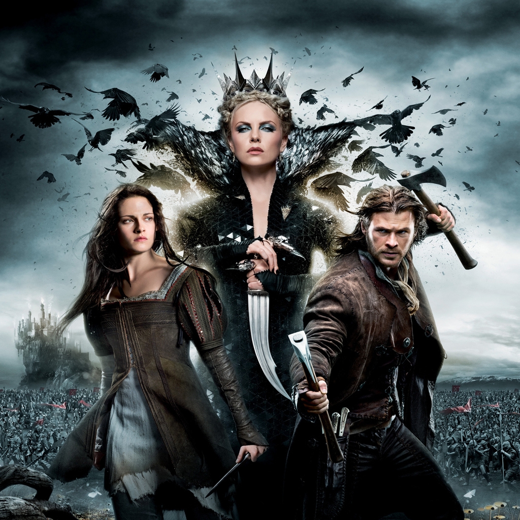 Lovely Snow White and The Huntsman for 1024 x 1024 iPad resolution