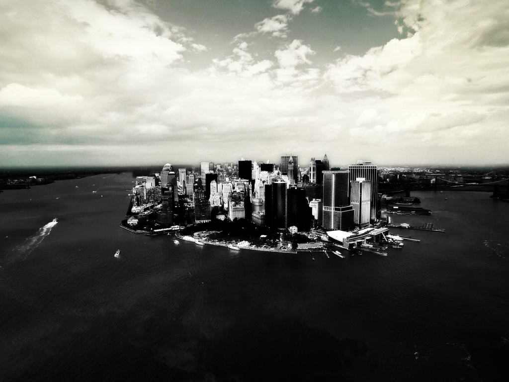 Lower Manhattan for 1024 x 768 resolution