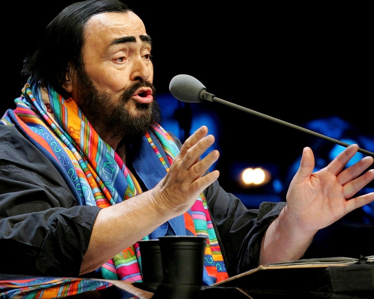 Luciano Pavarotti for 1280 x 1024 resolution