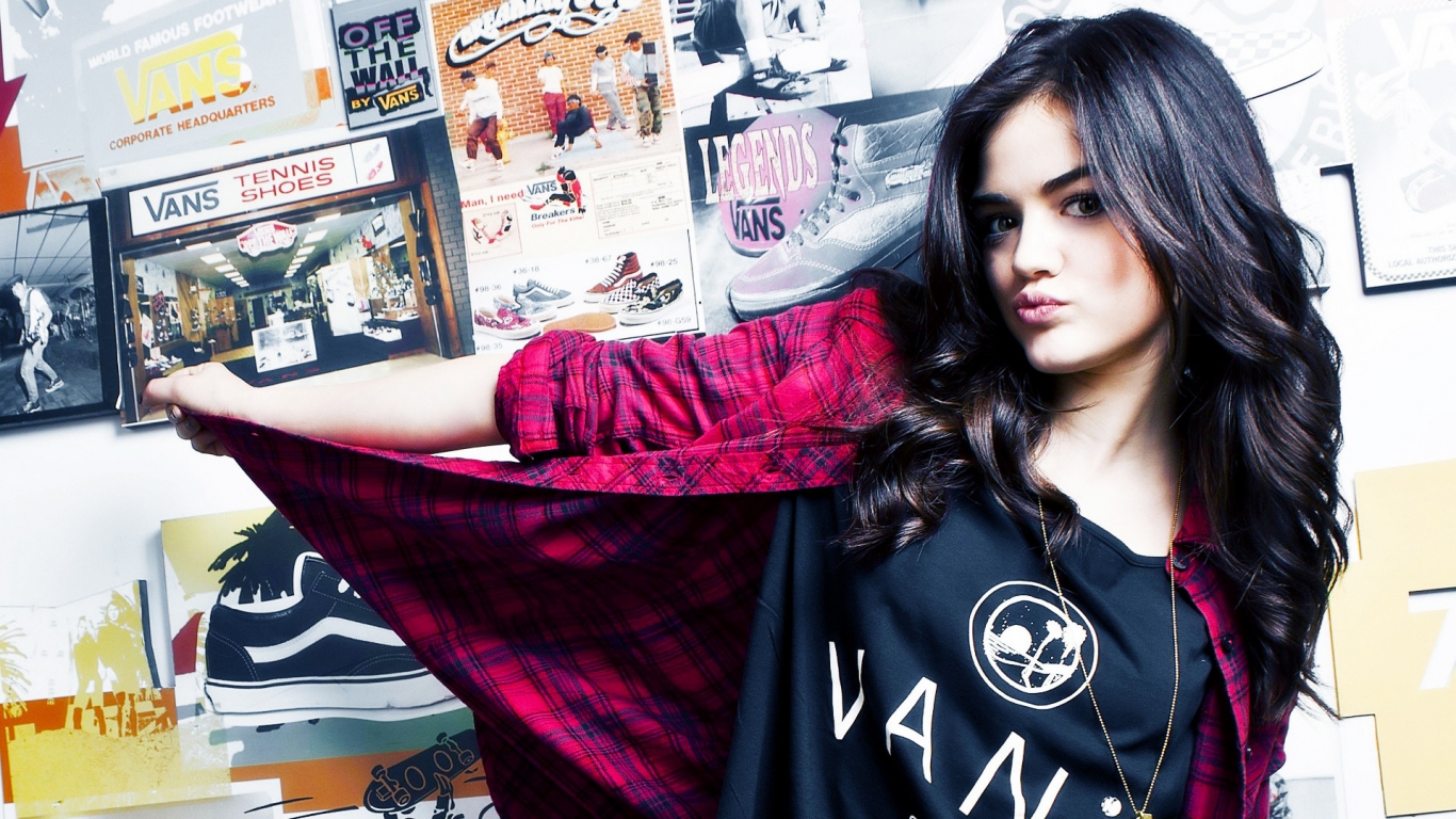 Lucy Hale for 1366 x 768 HDTV resolution