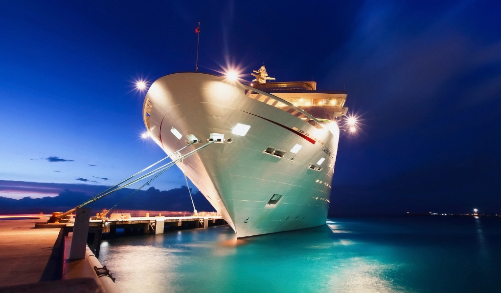 Luxury Cruise Ship for 1024 x 600 widescreen resolution