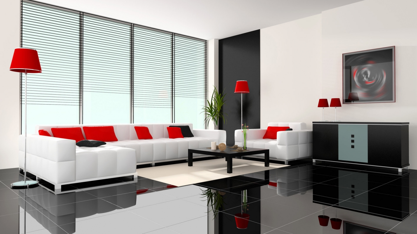 Luxury Interior Design for 1366 x 768 HDTV resolution