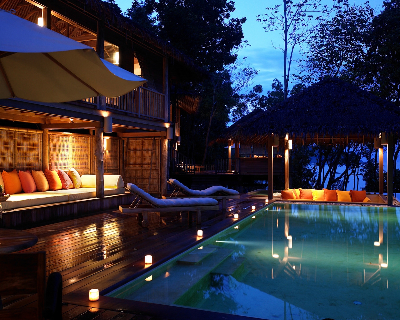 Luxury Sea Resort for 1280 x 1024 resolution