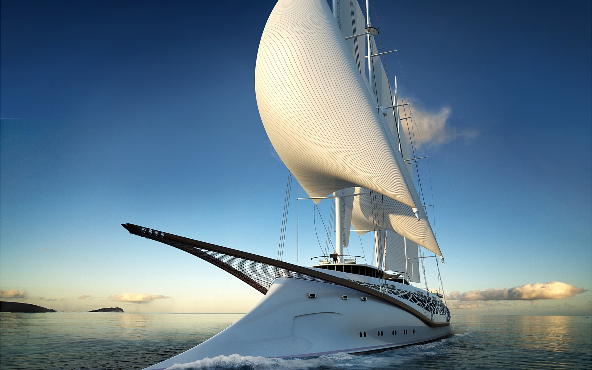 Luxury Yacht for 1920 x 1200 widescreen resolution