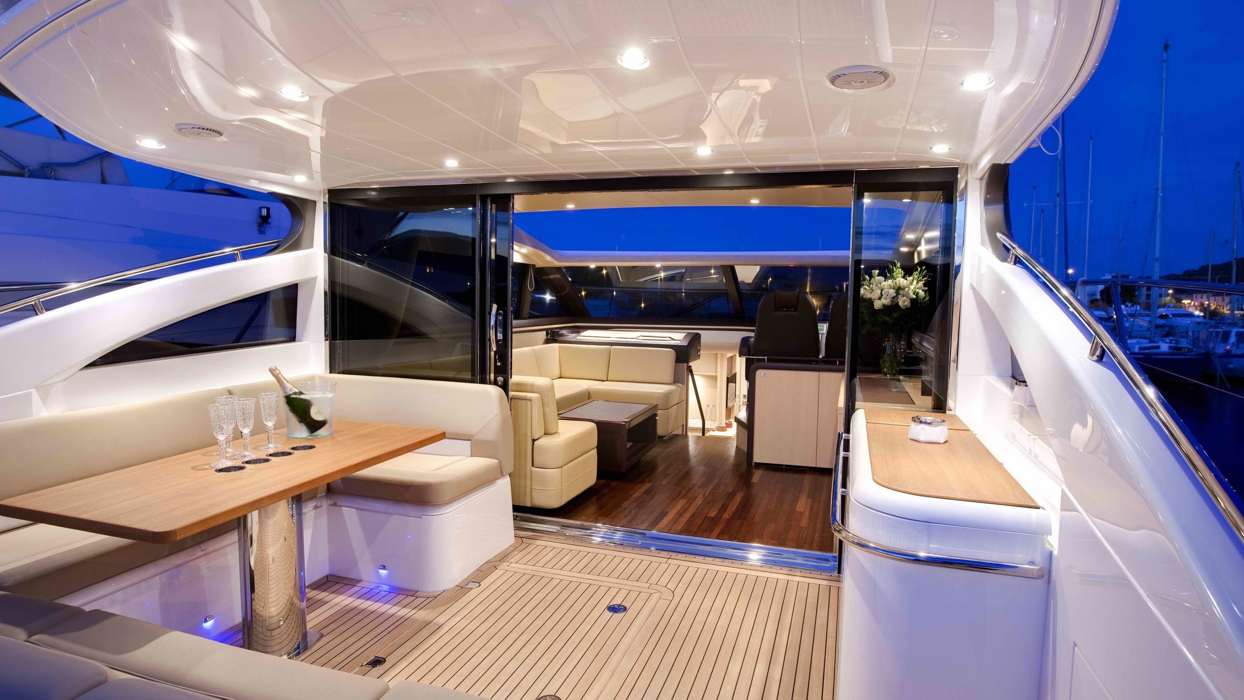 Luxury Yacht Design for 2560x1440 HDTV resolution