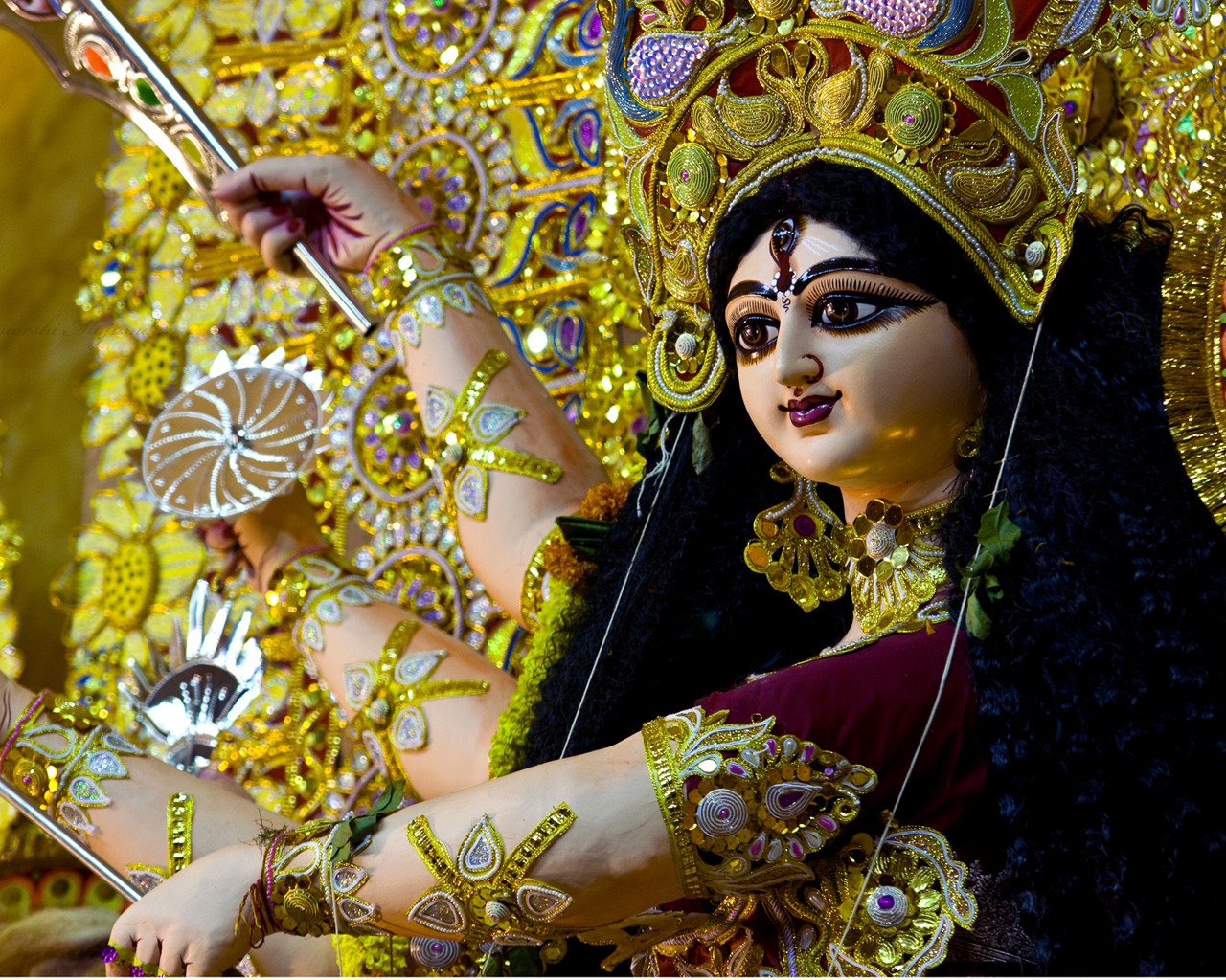 Maa Durga for 1280 x 1024 resolution