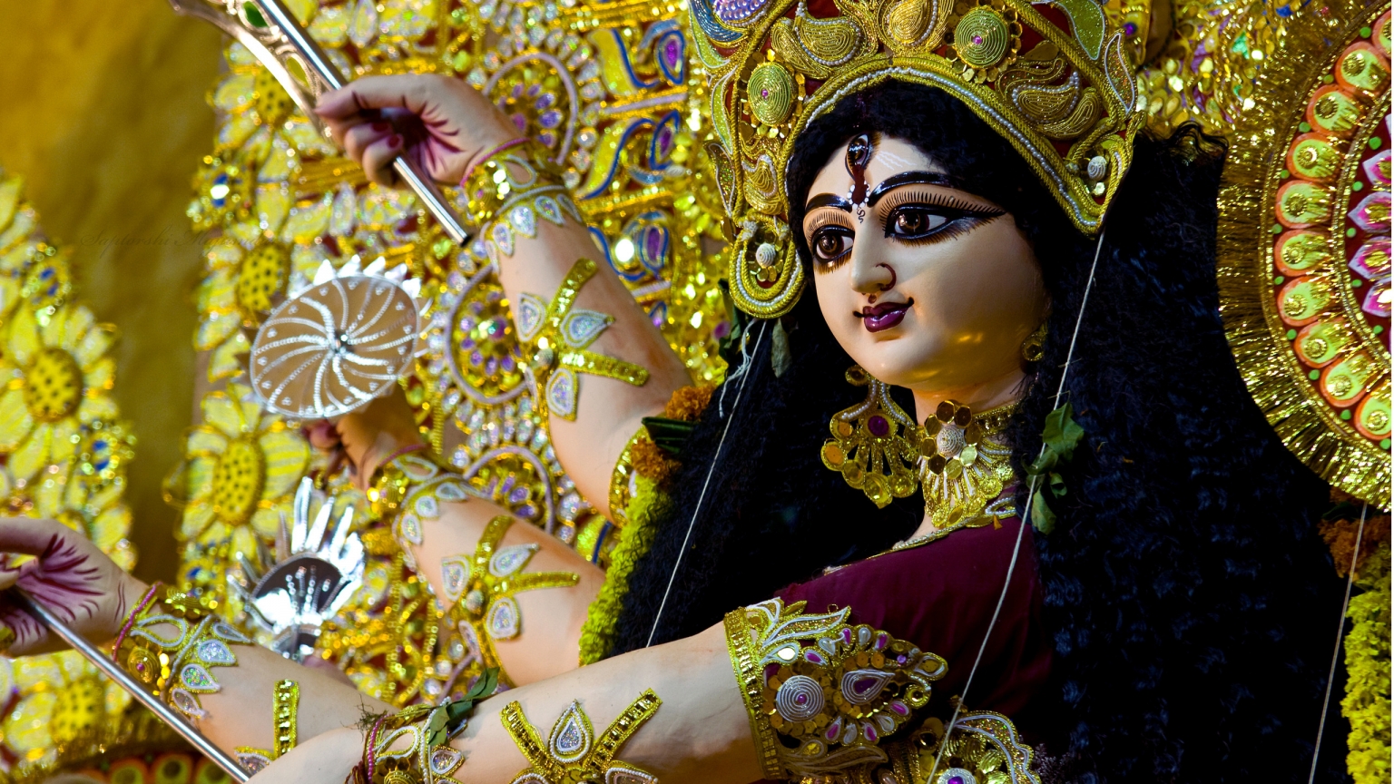 Maa Durga for 1536 x 864 HDTV resolution