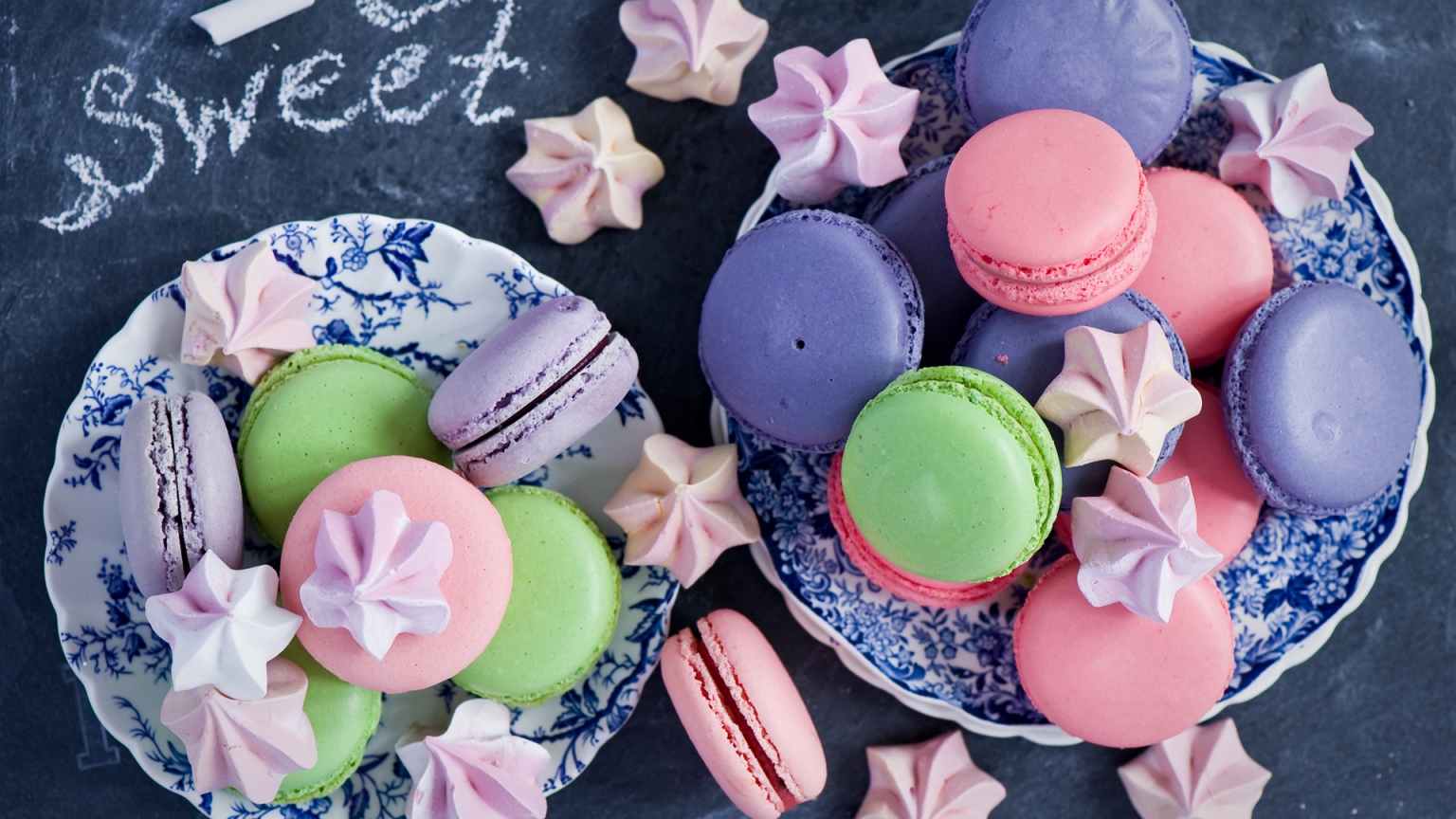 Macarons and Meringues for 1536 x 864 HDTV resolution