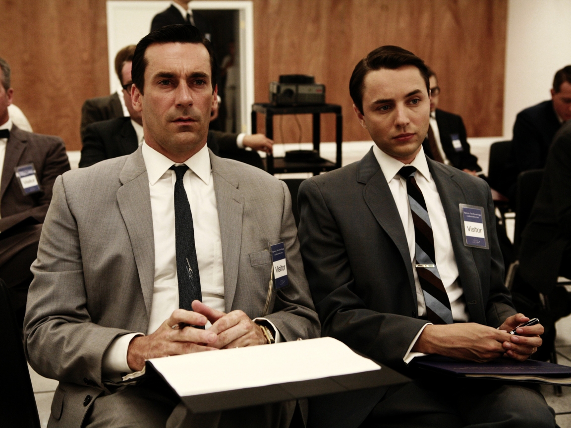 Mad Men - Don and Pete for 1152 x 864 resolution