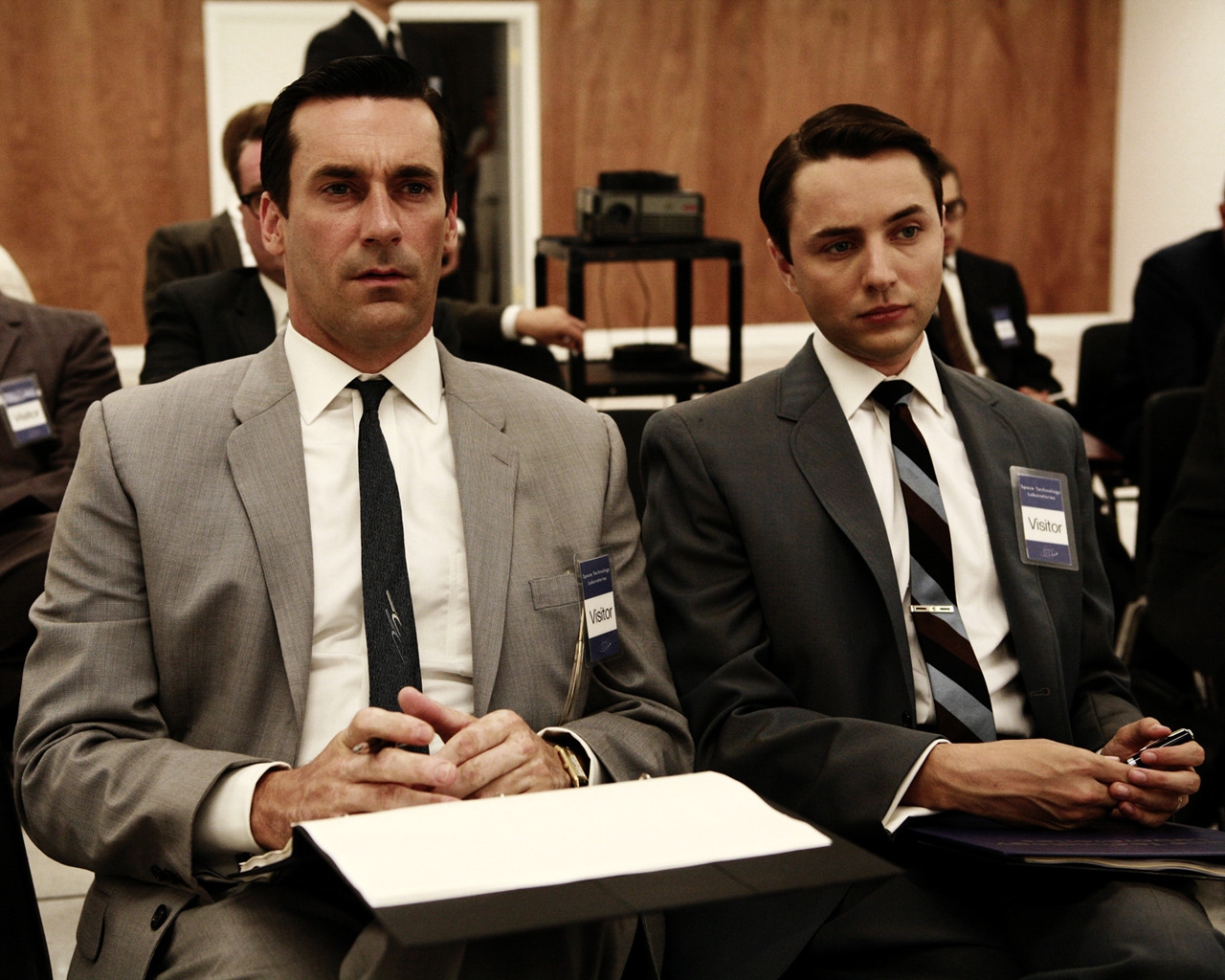 Mad Men - Don and Pete for 1280 x 1024 resolution