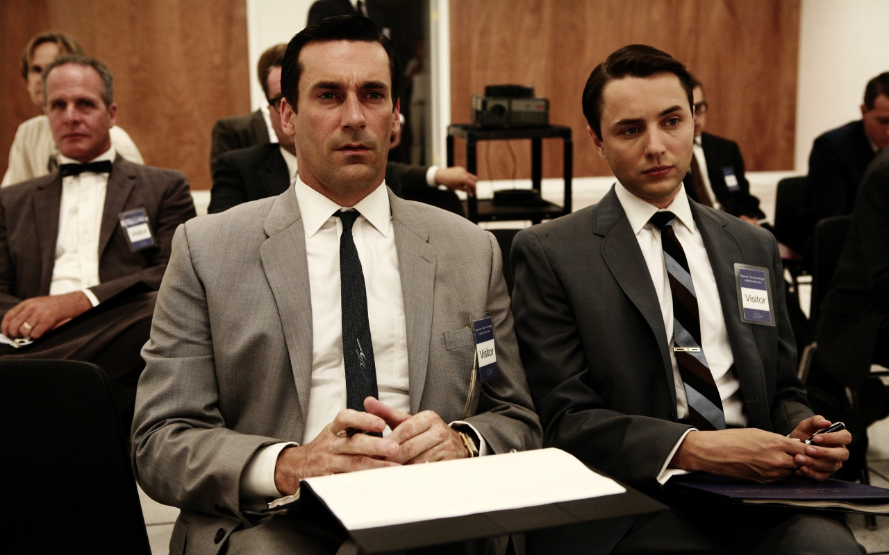 Mad Men - Don and Pete for 1280 x 800 widescreen resolution