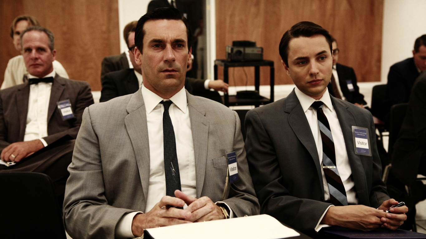 Mad Men - Don and Pete for 1366 x 768 HDTV resolution