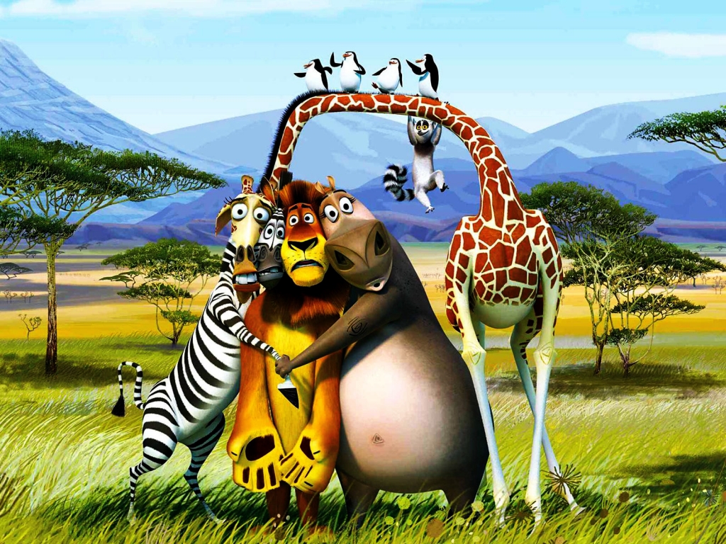 Madagascar 3 Poster for 1024 x 768 resolution