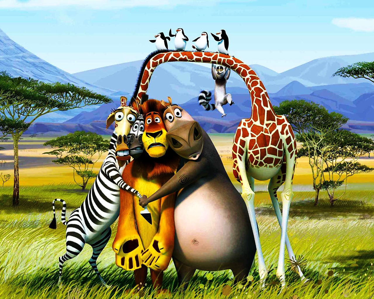 Madagascar 3 Poster for 1280 x 1024 resolution