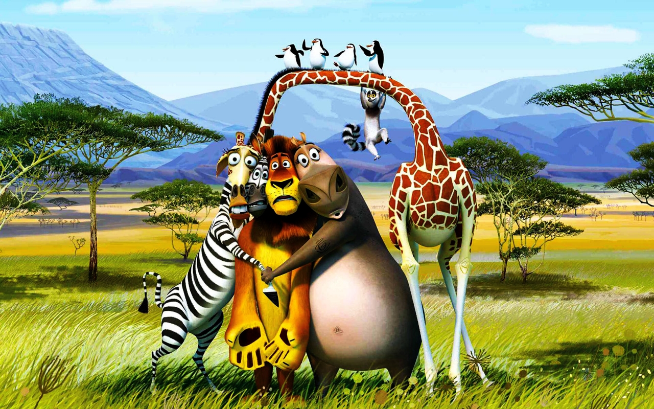 Madagascar 3 Poster for 1280 x 800 widescreen resolution