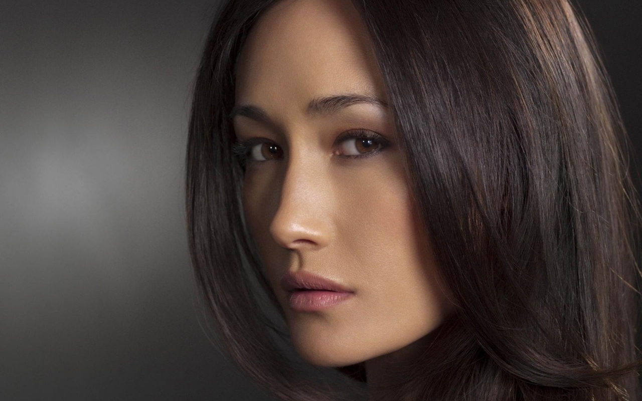 Maggie Q for 1280 x 800 widescreen resolution