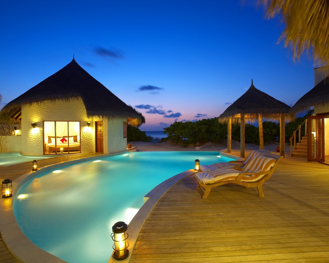 Maldives 5 Star Resort for 1280 x 1024 resolution