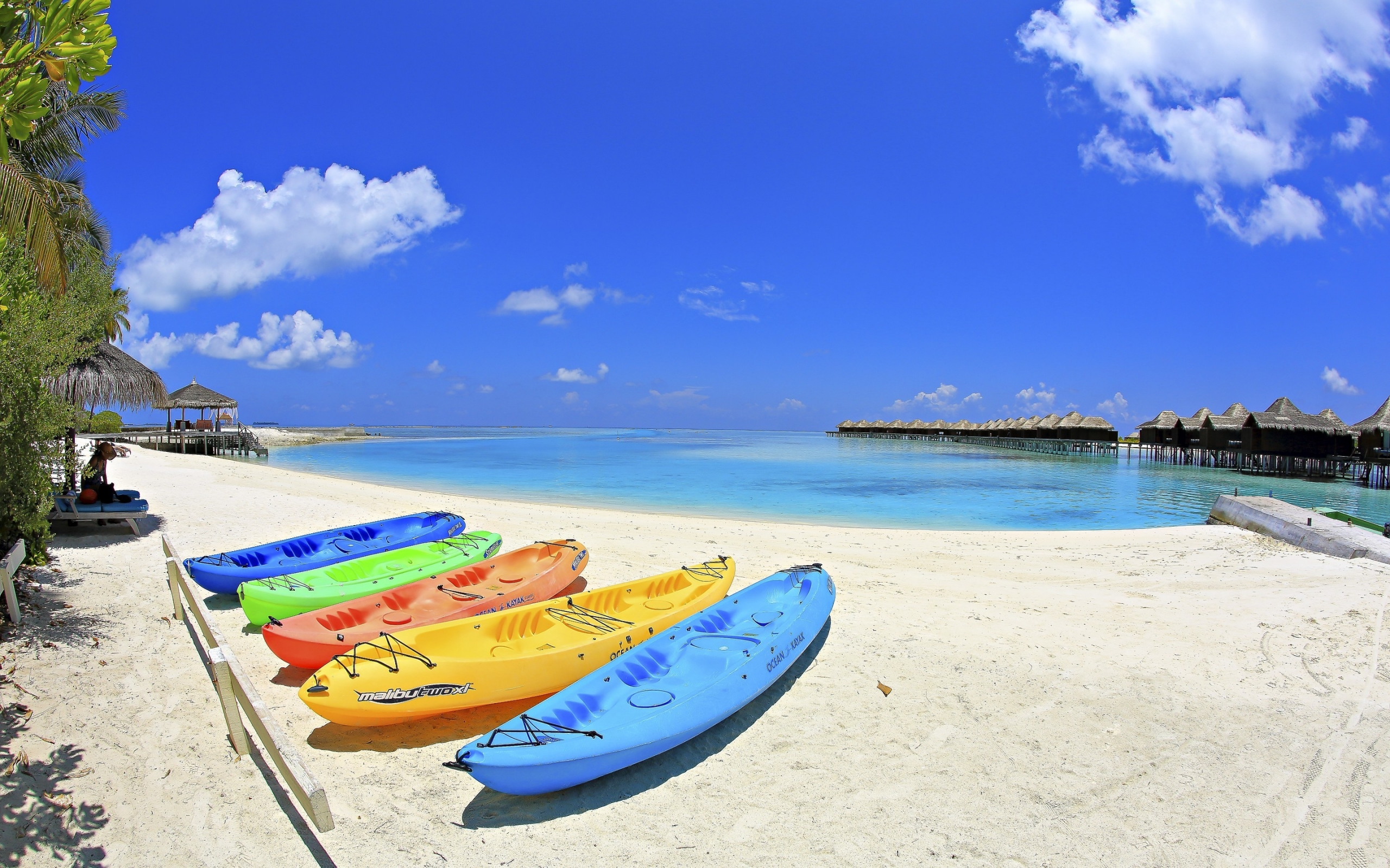 Maldives Beach Corner for 2560 x 1600 widescreen resolution