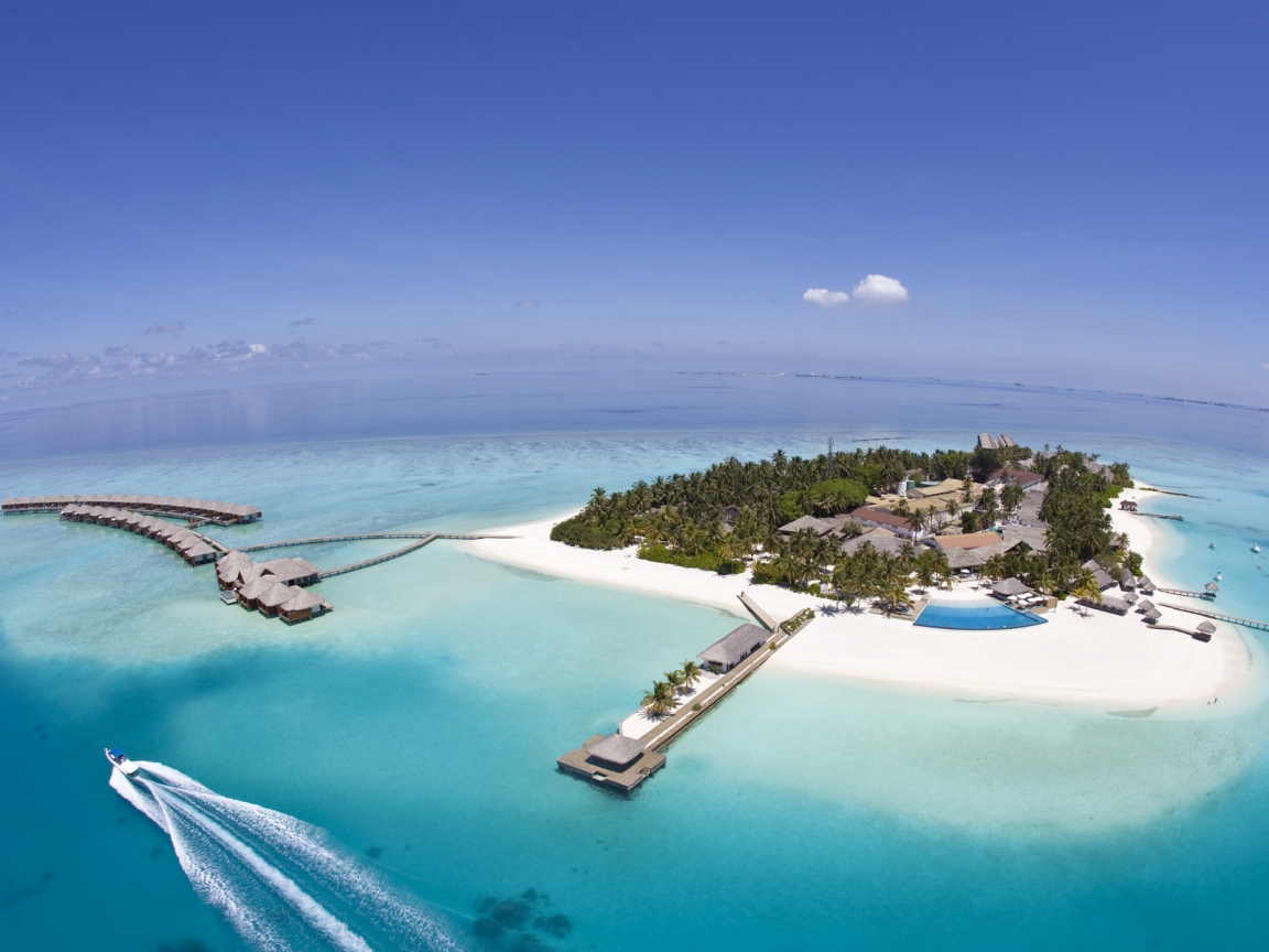 Maldives Island for 1152 x 864 resolution