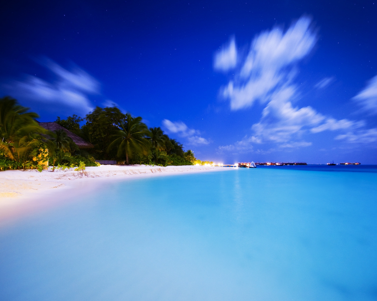 Maldivian Night for 1280 x 1024 resolution