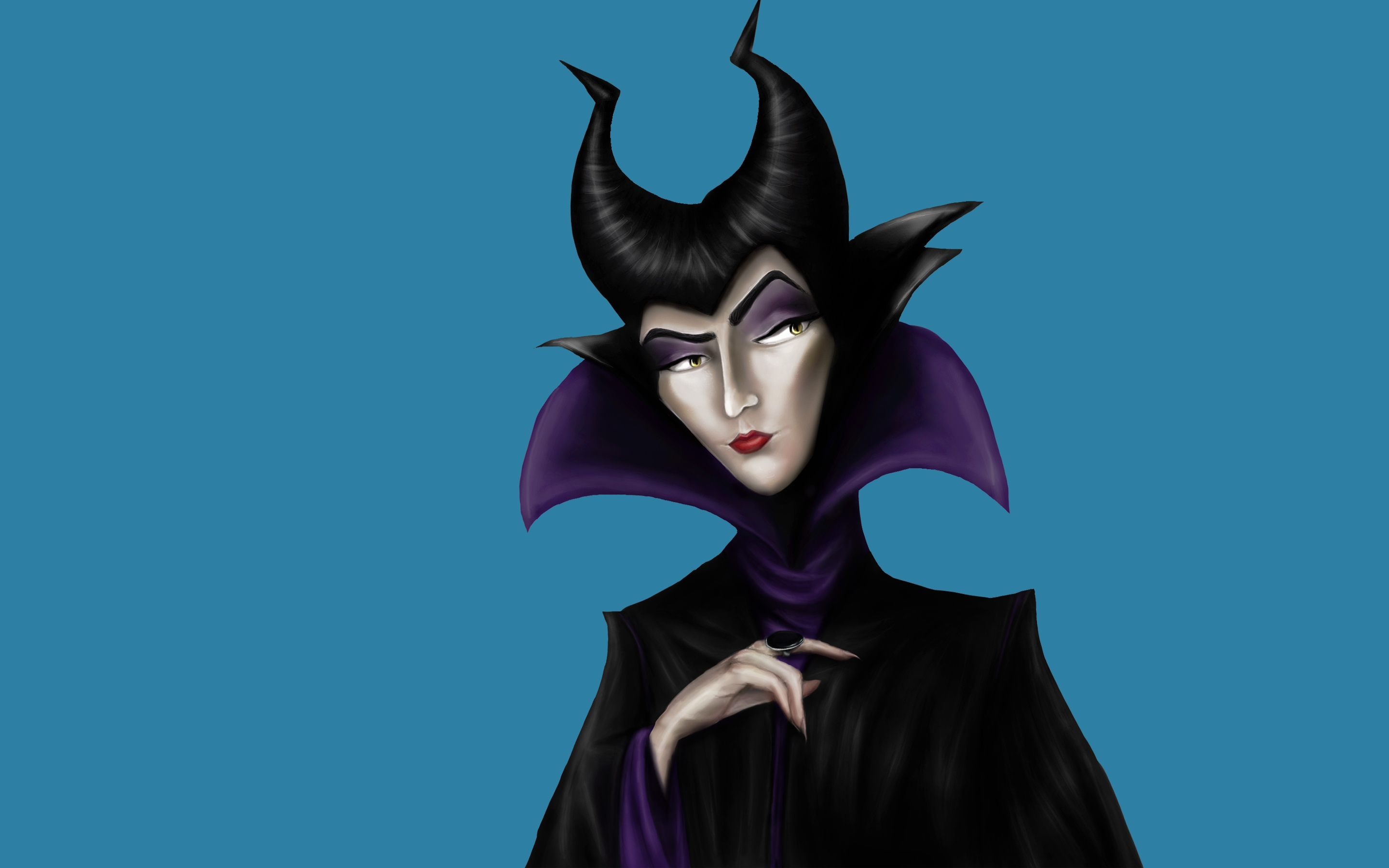 Maleficent Drawing for 2880 x 1800 Retina Display resolution