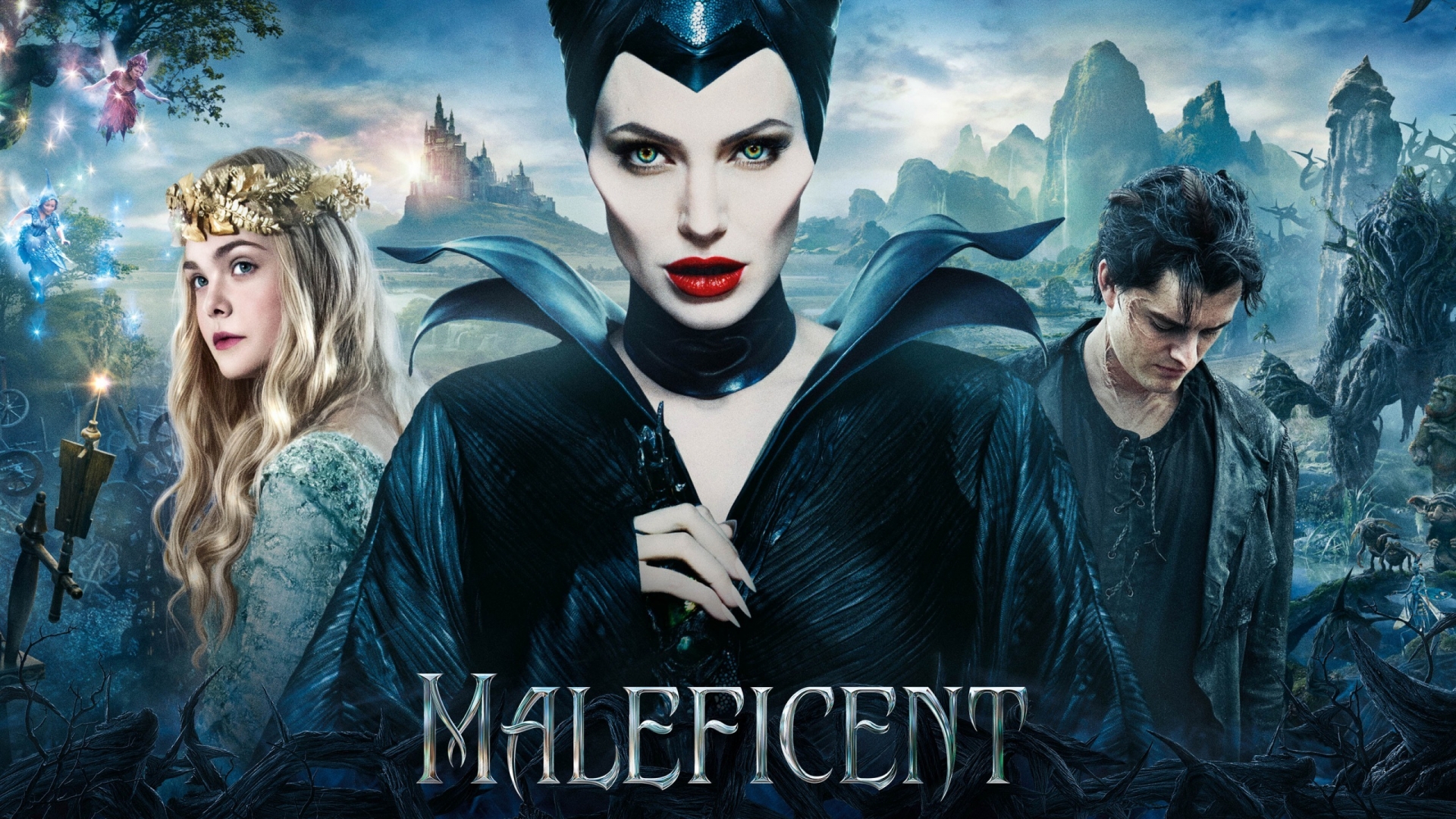 Maleficent Poster for 1920 x 1080 HDTV 1080p resolution