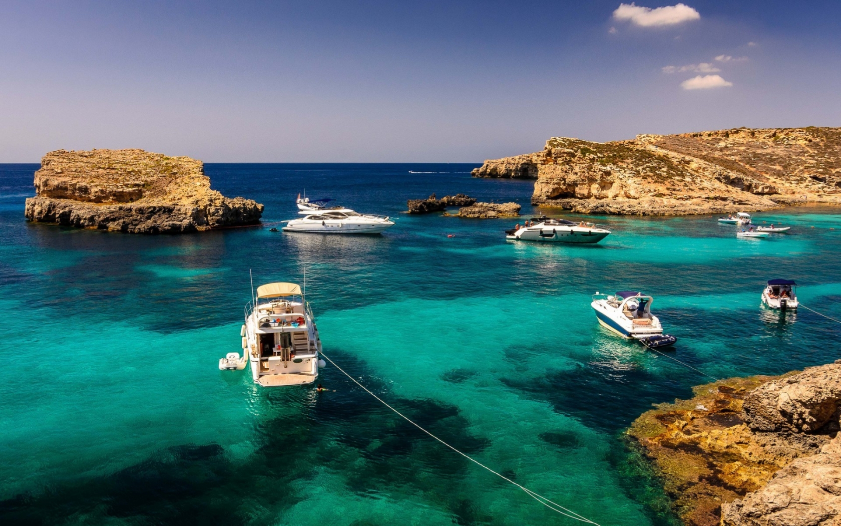 Malta Sea Corner for 1680 x 1050 widescreen resolution
