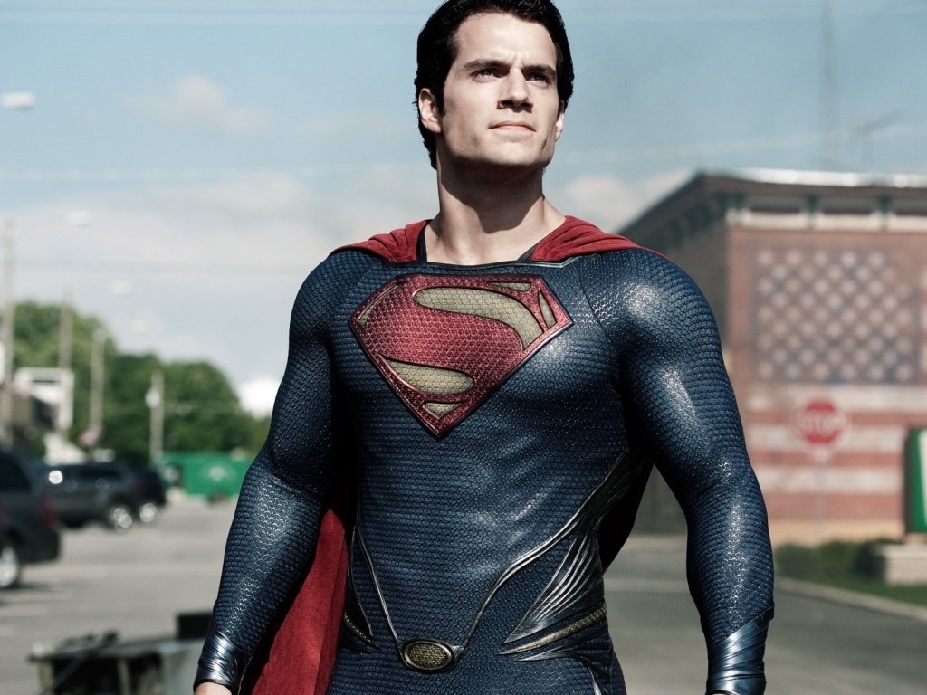Man of Steel Pose for 1024 x 768 resolution