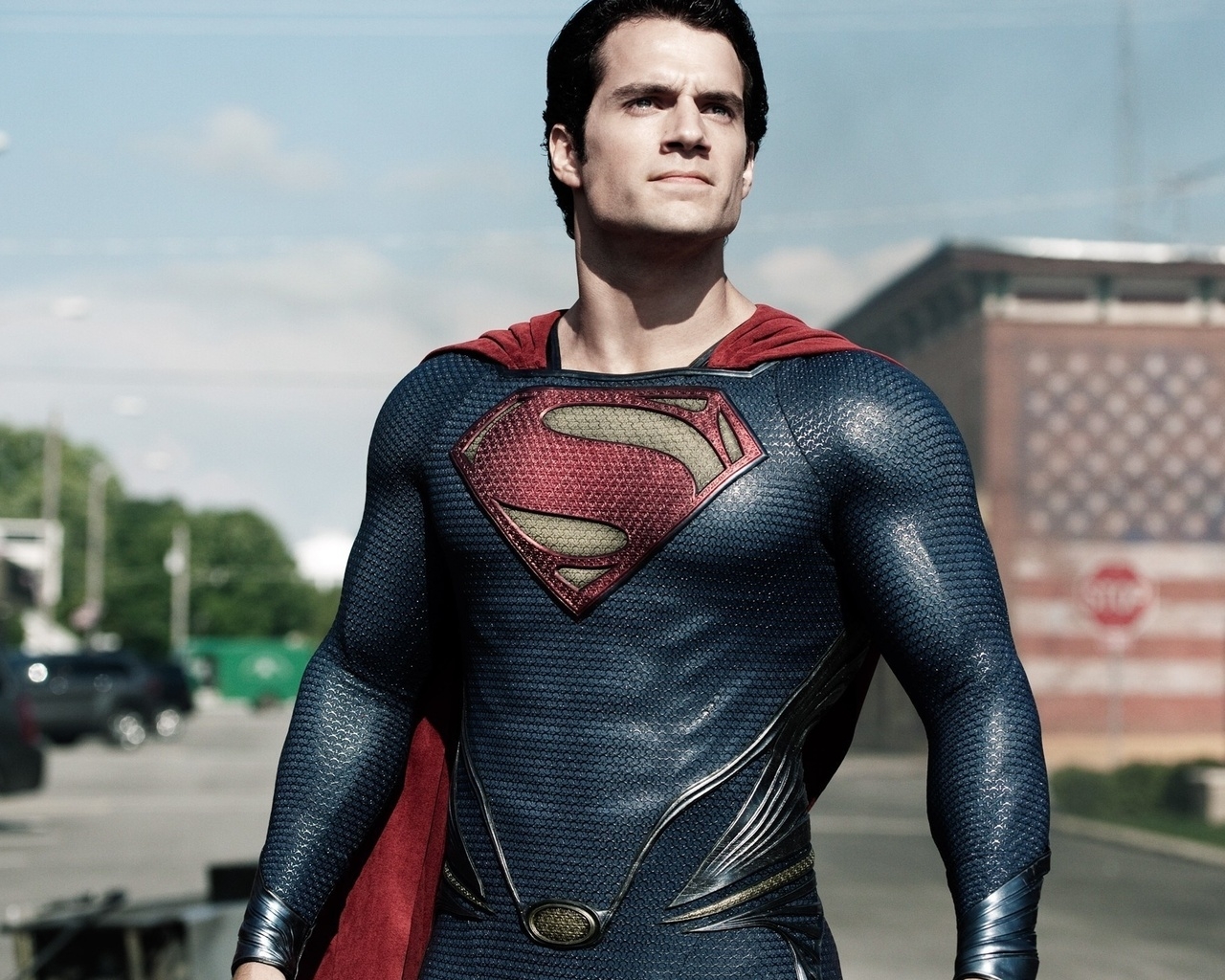 Man of Steel Pose for 1280 x 1024 resolution