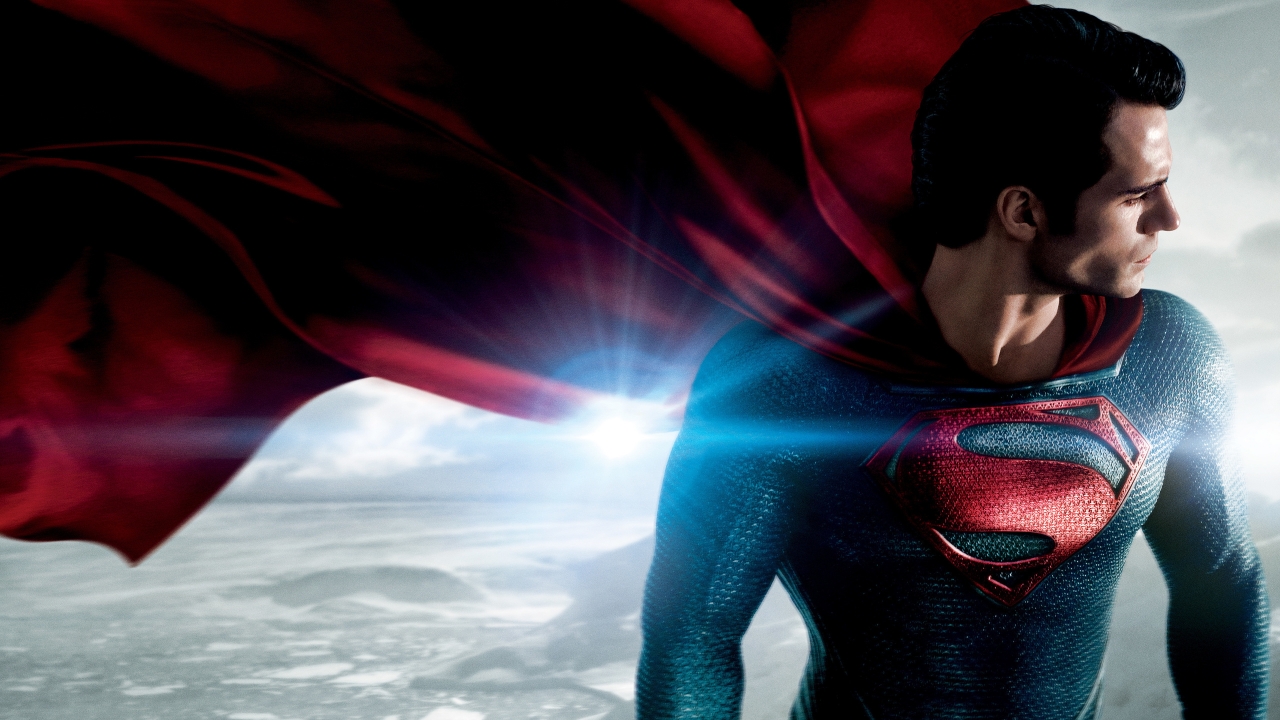 Man of Steel Superman for 1280 x 720 HDTV 720p resolution