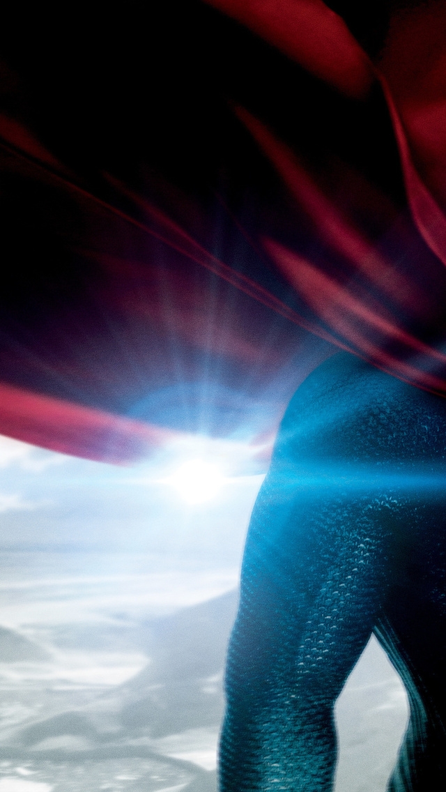 Man of Steel Superman for 640 x 1136 iPhone 5 resolution