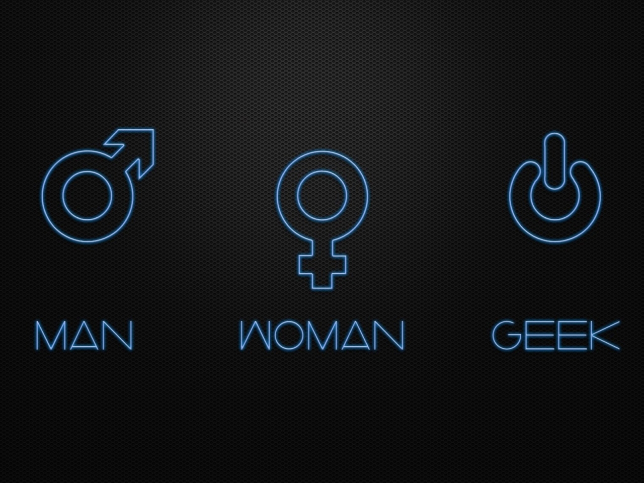 Man Woman and Geek for 1280 x 960 resolution