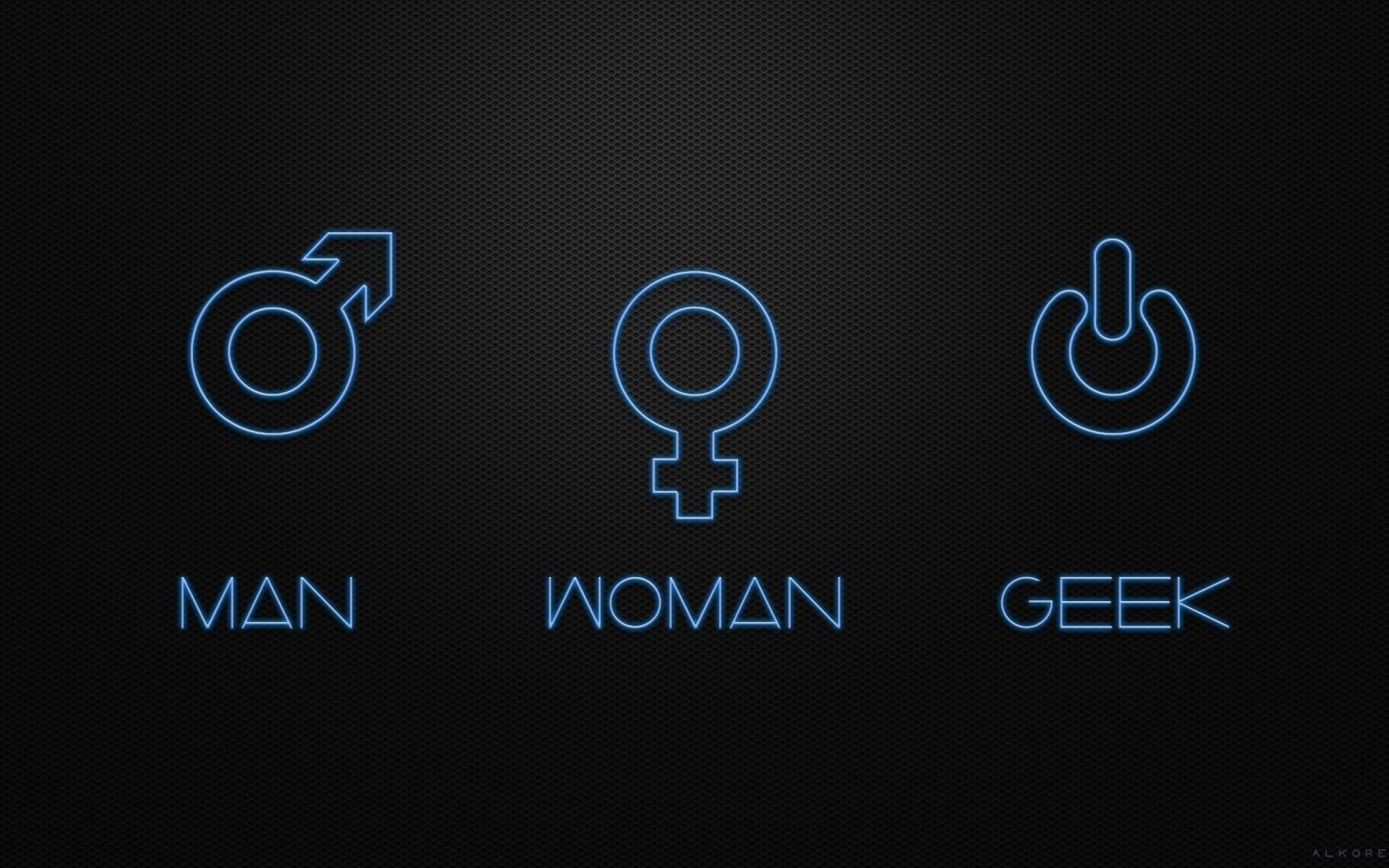 Man Woman and Geek for 1920 x 1200 widescreen resolution