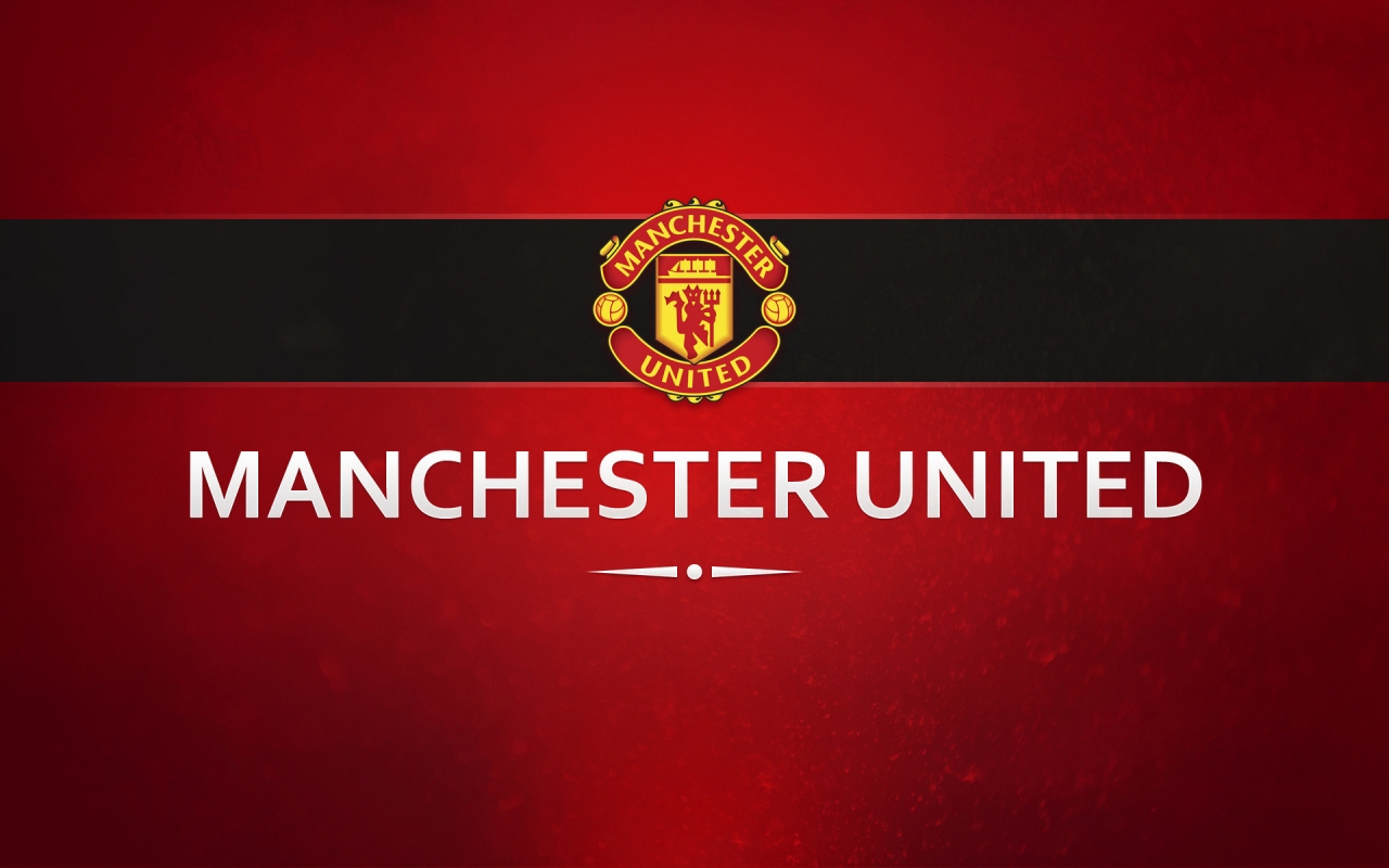 Manchester United Logo for 1280 x 800 widescreen resolution
